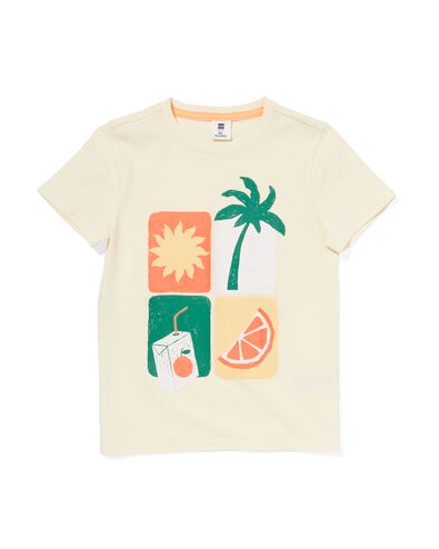 kinder t-shirt zomer geel