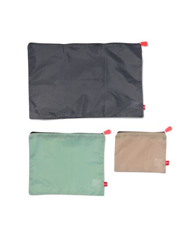 ritstasjes S/M/L effen - 3 stuks