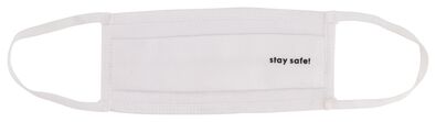 mondkapjes kind stof wit - 3 stuks