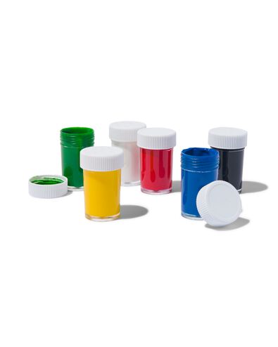 plakkaatverf basis - 6 stuks