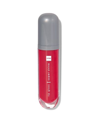 superglanzende lipgloss bright red