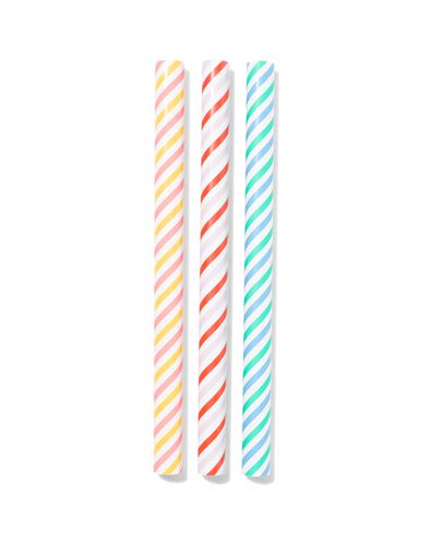 cadeaupapier 200x50cm strepen - 3 stuks