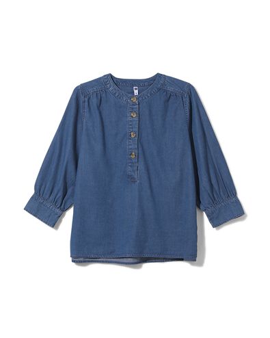 dames top Lola middenblauw