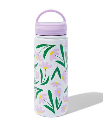 isoleerfles 500ml rvs bloemen