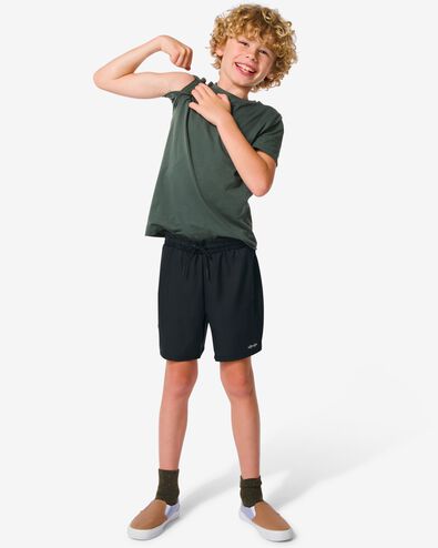 kinder korte sportbroek zwart