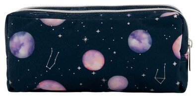 etui met dubbele rits planeten