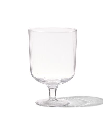 wijnglas Bergen streep reli&euml;f 250ml