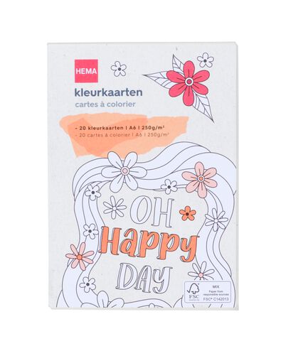 kleurkaarten met quotes A6