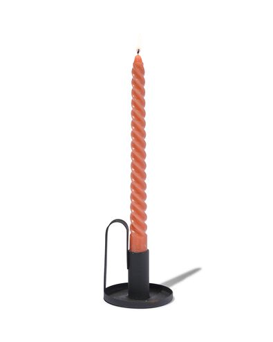 lange huishoudkaarsen met twist &Oslash;2x25 terra - 2 stuks