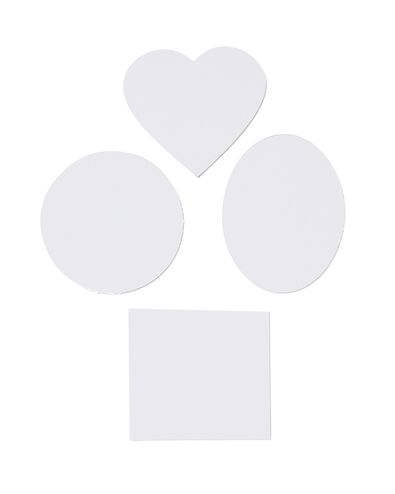 magnetische canvas paneeltjes - 4 stuks