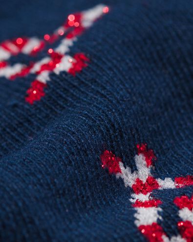 sokken met katoen zuurstokhart blauw