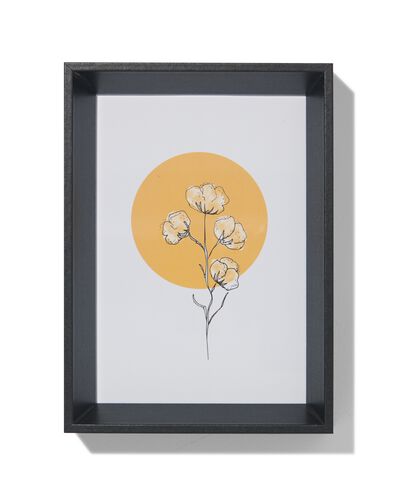 fotolijst hout 10x15 facetrand zwart