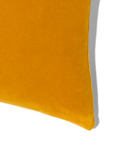 kussenhoes velours 50x50 geel