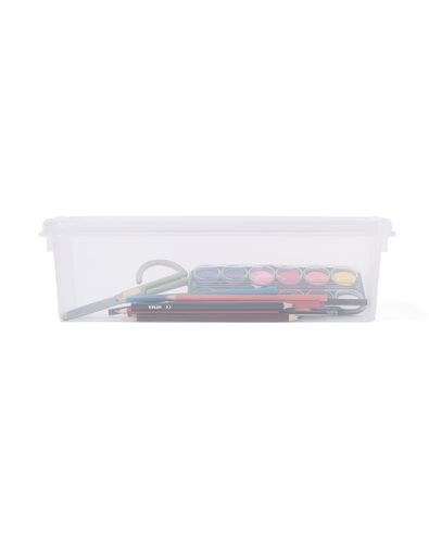 opbergbox 3.5L Madrid transparant 38x14x11