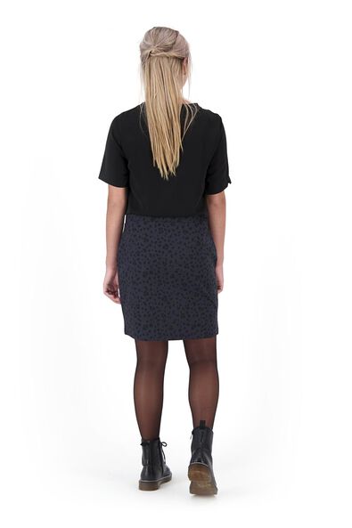 damesrok donkerblauw