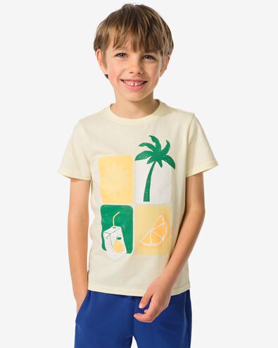 kinder t-shirt zomer geel
