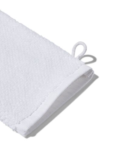 tweedekans washand recycled katoen 16x21 wit