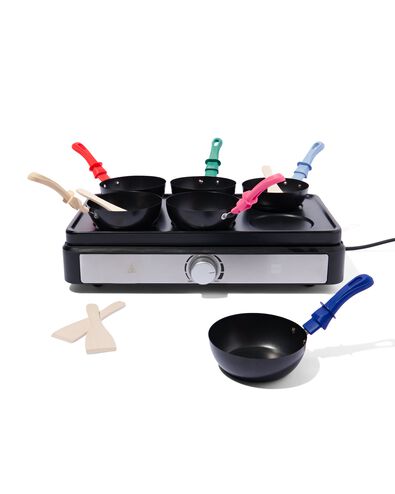 wok- en pannenkoekenset 6 personen