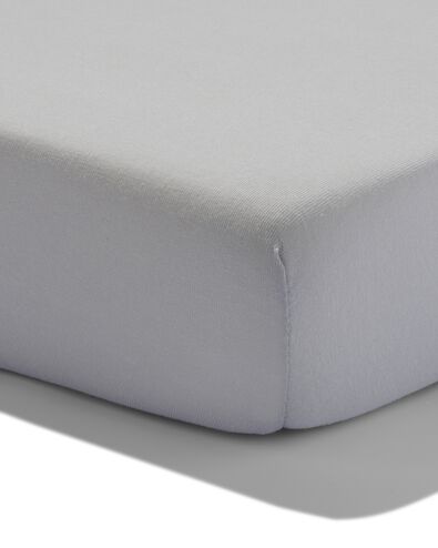 topper hoeslaken jersey 140x200 lichtgrijs