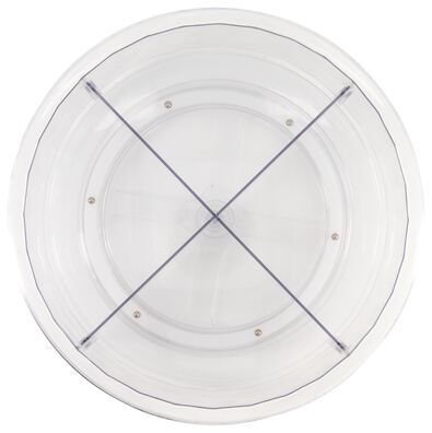draaiplateau transparant &Oslash;31x9.5