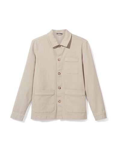 herenovershirt  beige