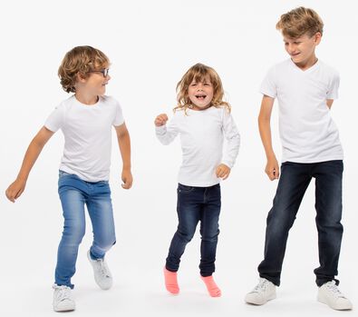 kinder broek jogdenim skinny fit middenblauw