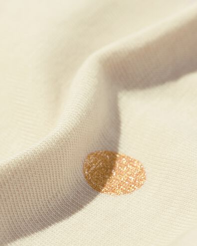 kinder boxers stretch katoen met glitters - 3 stuks beige