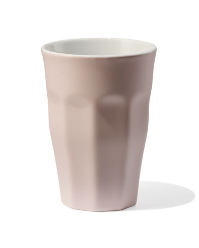 mok 330ml Mirabeau aardewerk mat lichtroze