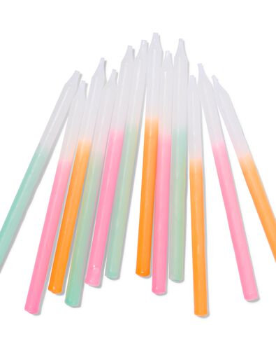 taartkaarsjes en houders - 10 stuks