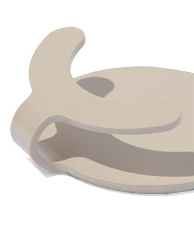 plakhaak smile rvs zand &Oslash;4.5