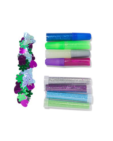 knutselset glitter