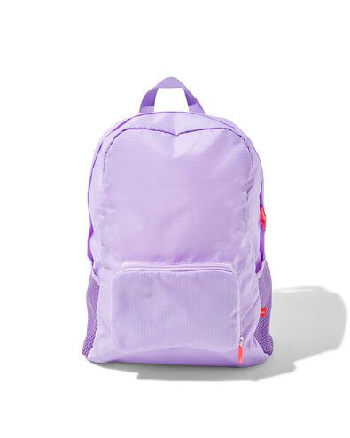 opvouwbare rugtas 25x15x35 lila