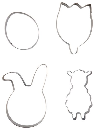 uitsteekvorm koekjes - 4 stuks