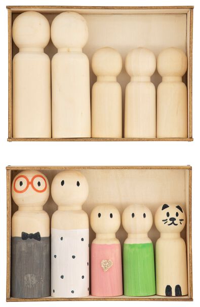 poppetjes hout
