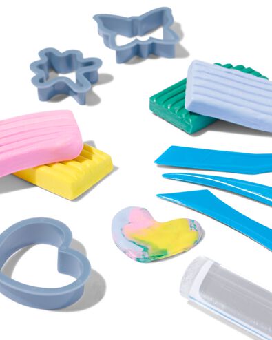 modelleerklei voor sleutelhangers - 10 stuks