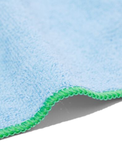 microvezeldoekjes 35x35 groen/blauw - 3 stuks