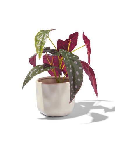 bloempot &Oslash;14.5x13 keramiek wit
