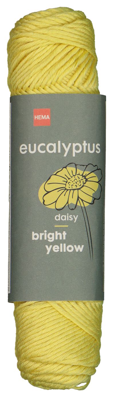 brei en haakgaren eucalyptus 50gr/83m geel