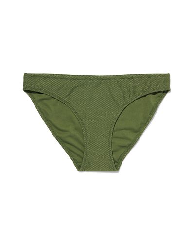 dames bikinibroekje middelhoge taille legergroen