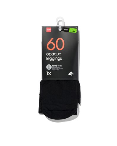 temp tech legging 60denier zwart