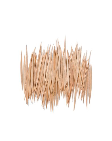 houten tandenstokers extra dun in kokers - 120 stuks