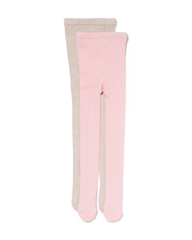 kinder maillots met katoen - 2 paar roze