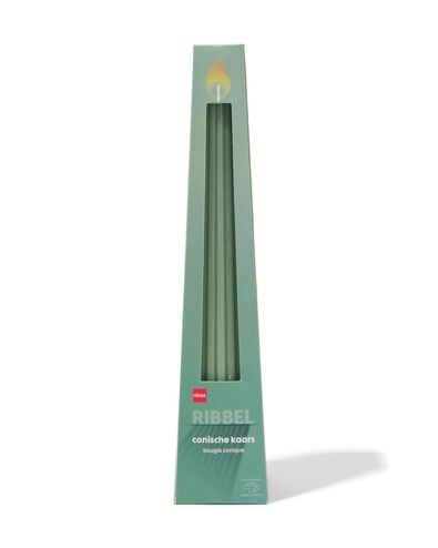 ribbelkaars 30cm groen