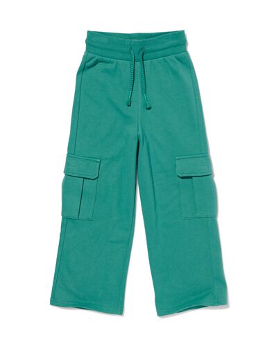 kinder sweatbroek met wijde pijpen groen