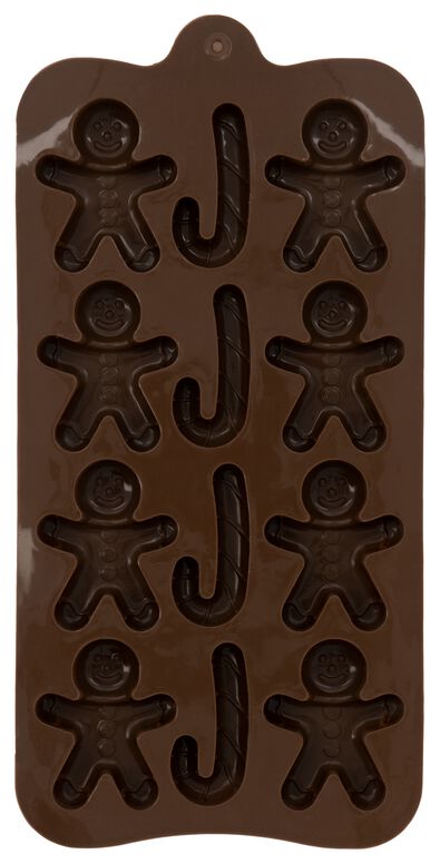 chocoladevorm peperkoek en zuurstokken