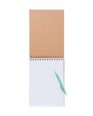 schetsboek met spiraal 25.4x18.6 blanco