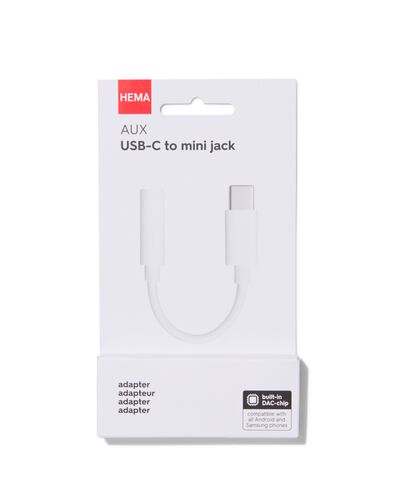 USB-C naar 3.5mm jack adapter