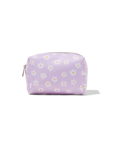 toilettas lila bloemen 8.5x23x11