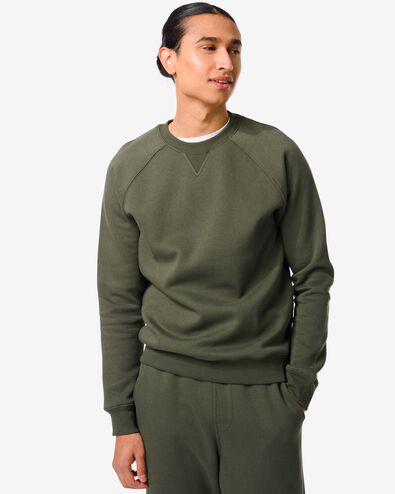 herensweater groen