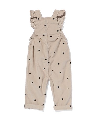 baby tuinbroek corduroy lichtgrijs